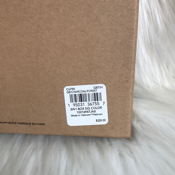 Boxed 3 In 1 Wallet Gift Set In Colorblock Signature Canvas - Picture 11 of 15